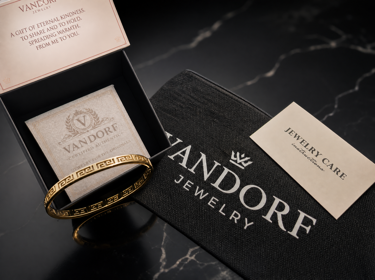The Vandorf Italian Open Cuff Bracelet