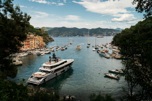 A bunch of boats that are in the water