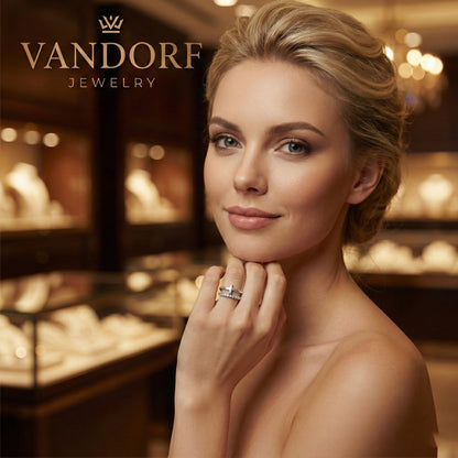The Serenity Cross Ring | S925 Sterling Silver & Pave Zircon