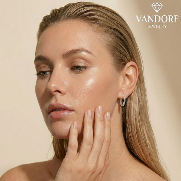 Vandorf Signature Hoop Earrings – Sterling Silver 925