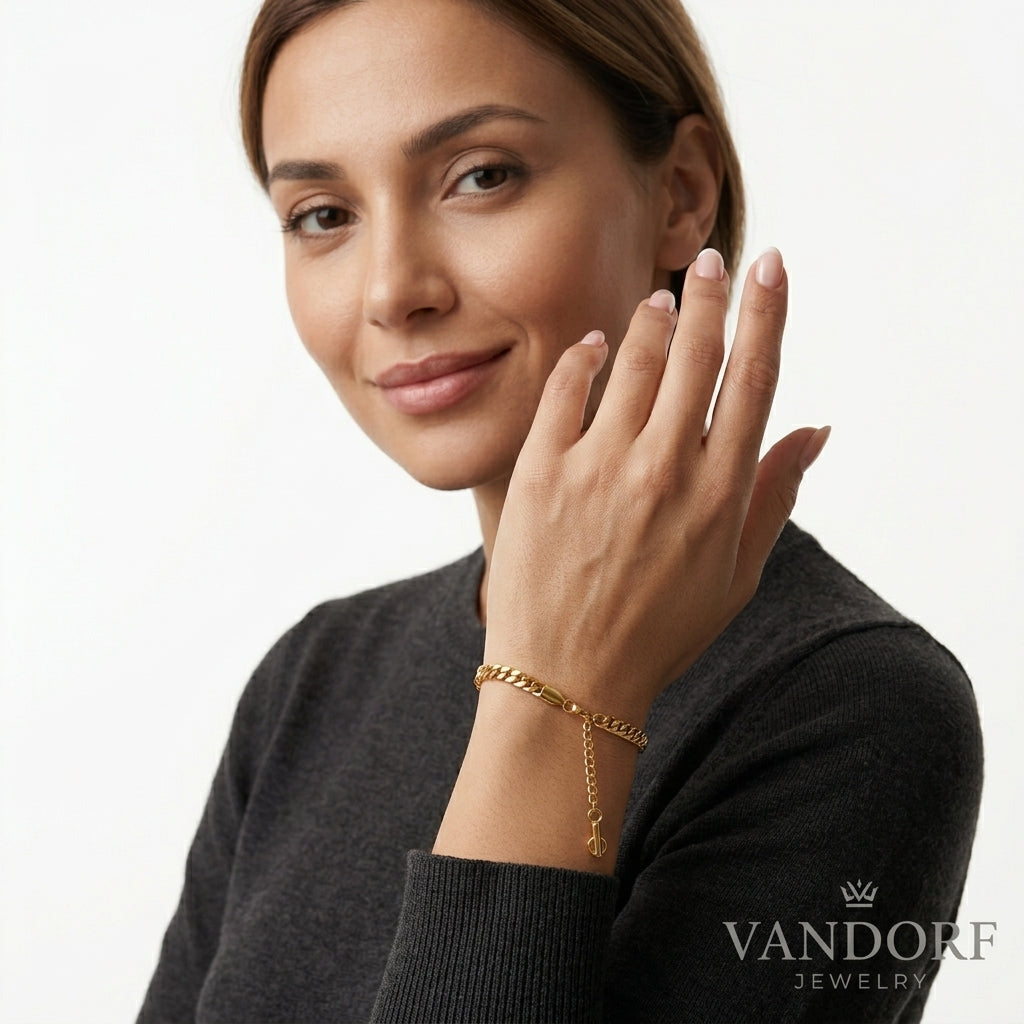 Aurora Gold Hand Chain Bracelet
