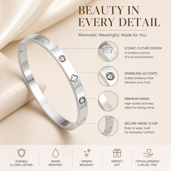 Vandorf Clover Luxe Bracelet – Timeless Elegance