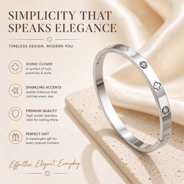 Vandorf Clover Luxe Bracelet – Timeless Elegance
